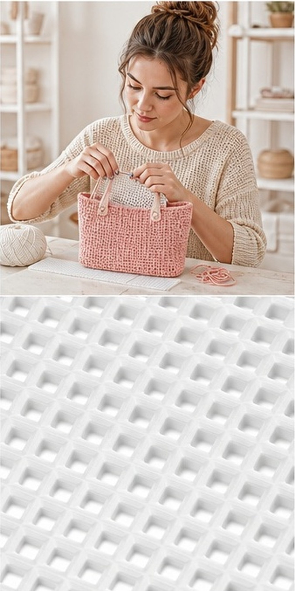 Embroidery Bag - 6Pcs Bag DIY Weaving Boards Premium