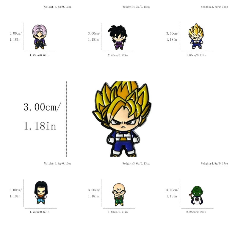 7pcs Set Cute Manga Brooches f - đánh giá và giá Embroidery Reddit