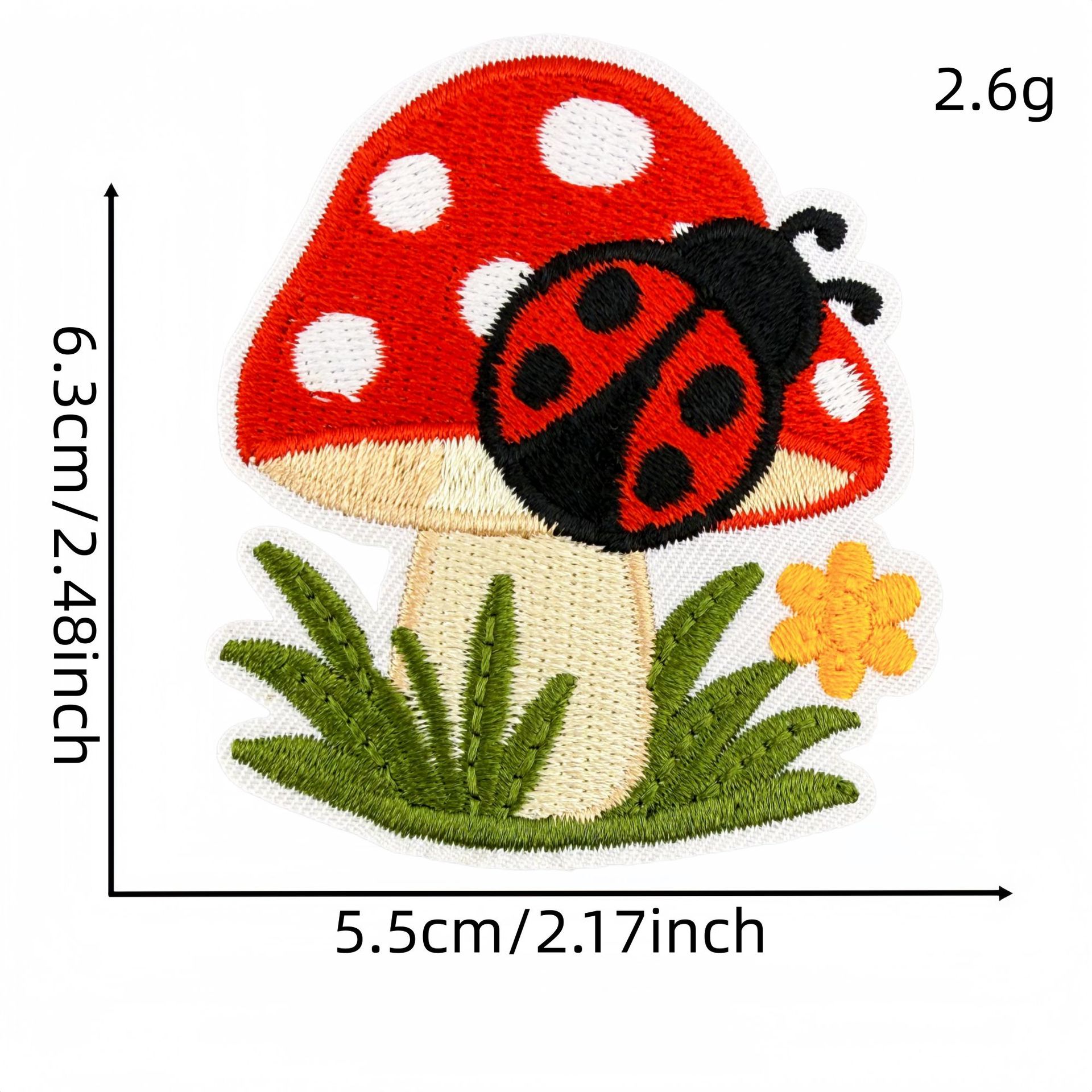 10Pcs Cartoon Ladybug Embroide - đánh giá và giá Embroidery Lady Bug