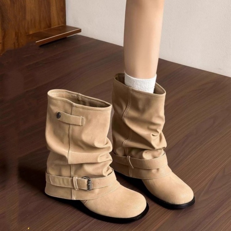 Women Round Toe Mid Calf Slouc - đánh giá và giá Embroidery Garments