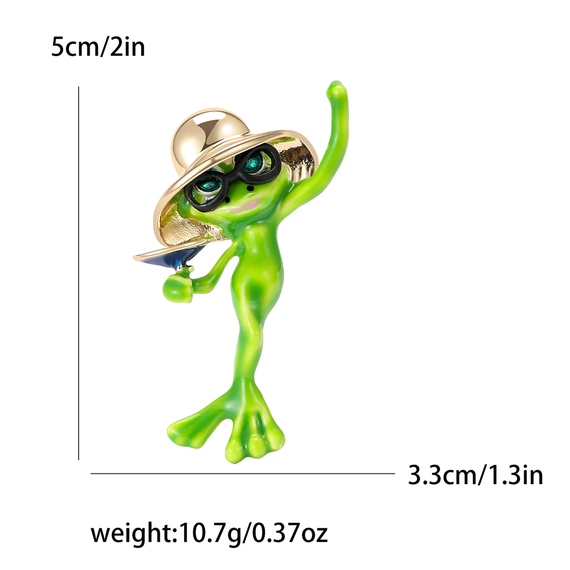 Enamel Frog Brooch for Women U - đánh giá và giá Embroidery Bali